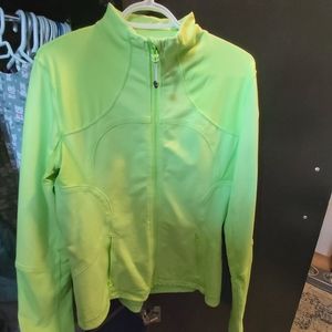 Lululemon Lime Green zip up